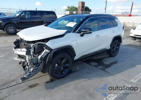 2020 Toyota Rav4 Hybrid Xse из США, поврежденный, VIN 2T3EWRFV9LW047930